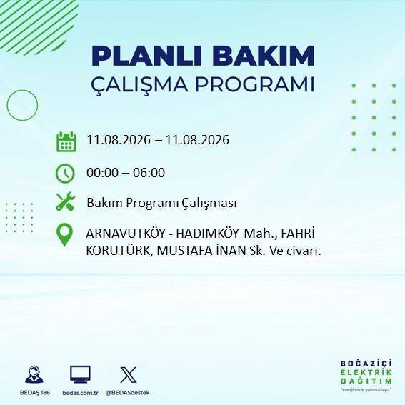 İstanbul karanlığa bürünecek! BEDAŞ Duyurdu: Salı Günü Saatler Sürecek Elektrik Kesintisi! 89