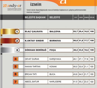 2012 Ocak- Yerel yönetimler araştırması 11