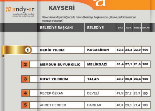 2012 Ocak- Yerel yönetimler araştırması 21