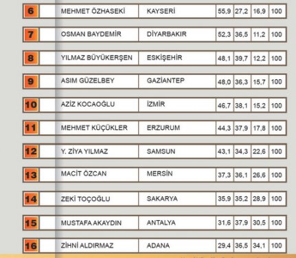 2012 Ocak- Yerel yönetimler araştırması 7