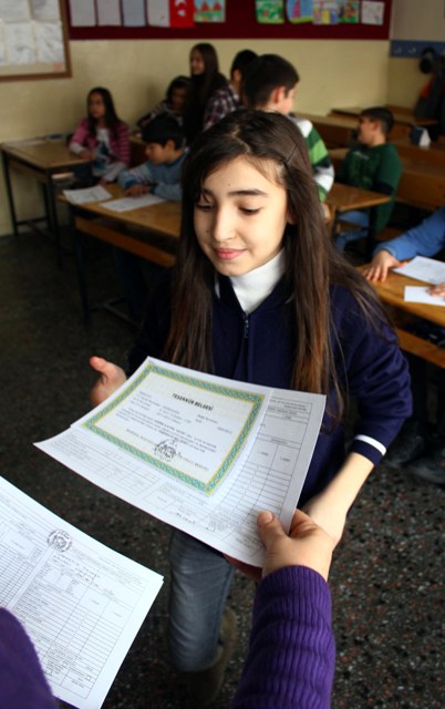 Konyada 440 bin öğrenci karne aldı 11