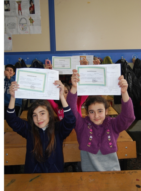 Konyada 440 bin öğrenci karne aldı
