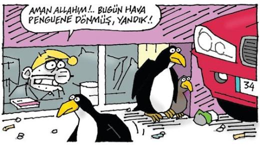 Karikatüristlerin kardan adam günü 6