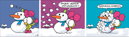 Karikatüristlerin kardan adam günü 7