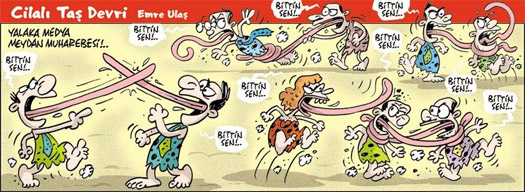 Mit krizi karikatürlerde