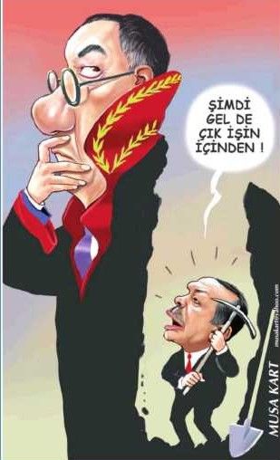 Mit krizi karikatürlerde