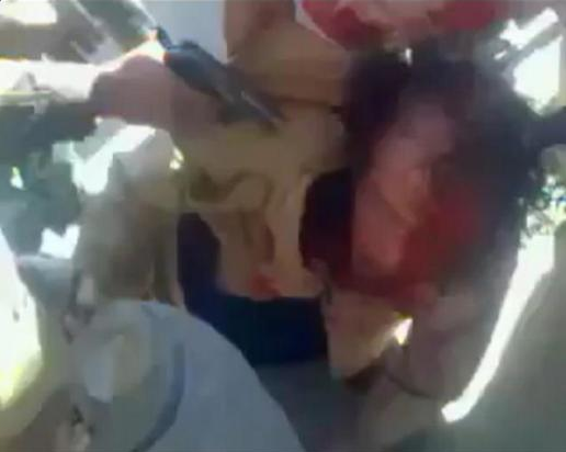 Kafasına silahı böyle dayadılar! 1