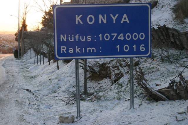 Mart ayında Konya beyaza büründü 5