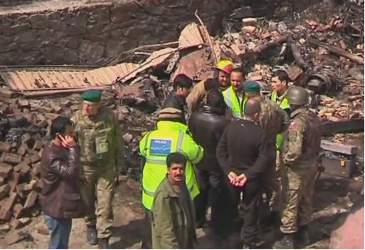 Kabildeki helikopter kazasından ilk görüntüler 14