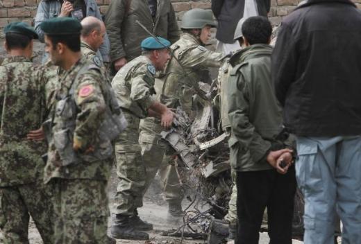 Kabildeki helikopter kazasından ilk görüntüler 28