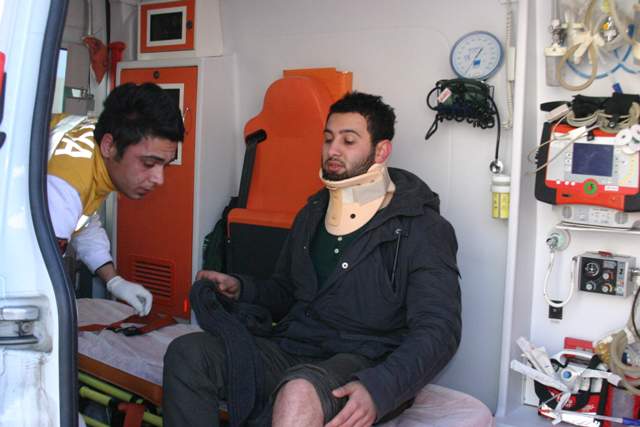 Konyada zincirleme trafik kazaları 9