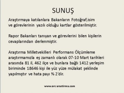 Kabinenin en başarılı ve en başarısız bakan sıralaması
