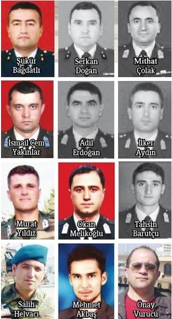 Türkiye şehitlerini uğurluyor 1