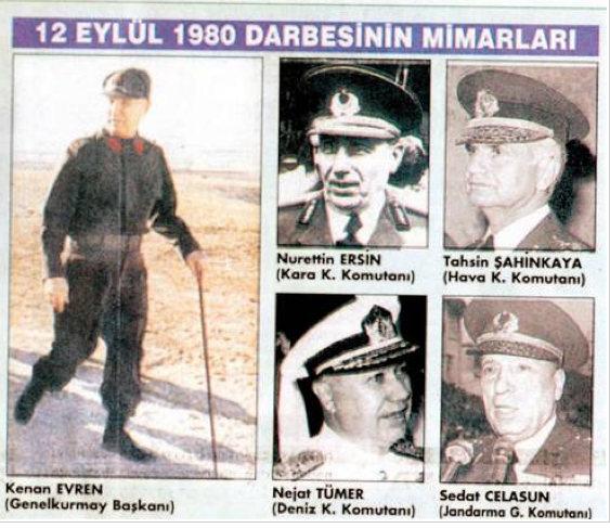 Kanlı darbe 12 Eylül 11
