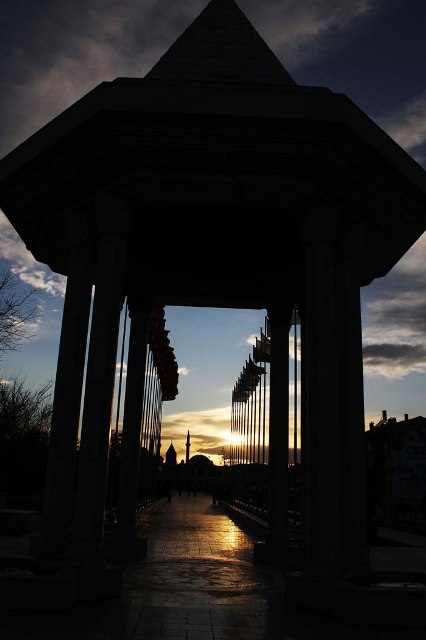 Konyada kartpostallık günbatımı 4