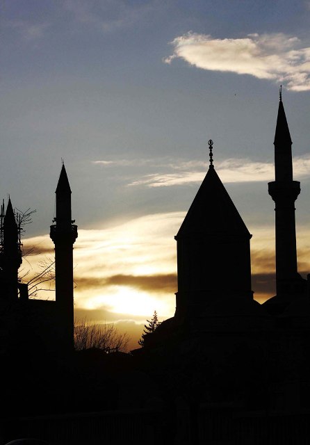 Konyada kartpostallık günbatımı 6