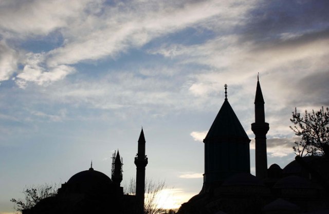 Konyada kartpostallık günbatımı 7