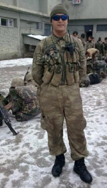 Uzman çavuşun baba evine ateş düştü  1