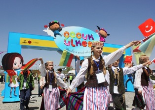 Dünya çocukları Konya’da