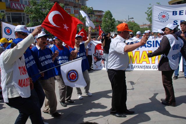 Konyada 1 Mayıs coşkusu