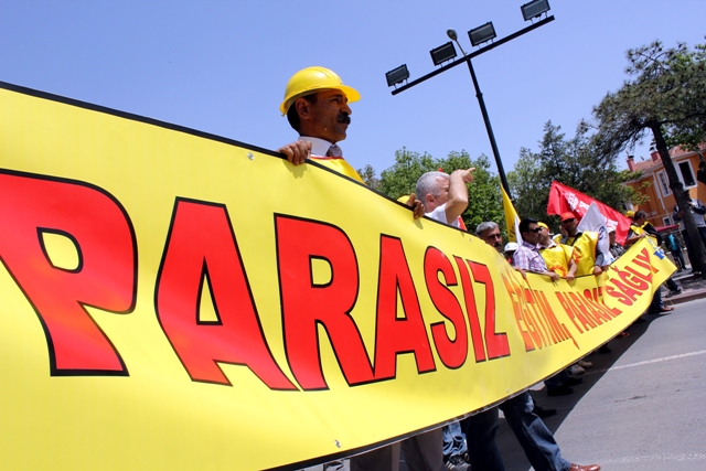 Konyada 1 Mayıs coşkusu