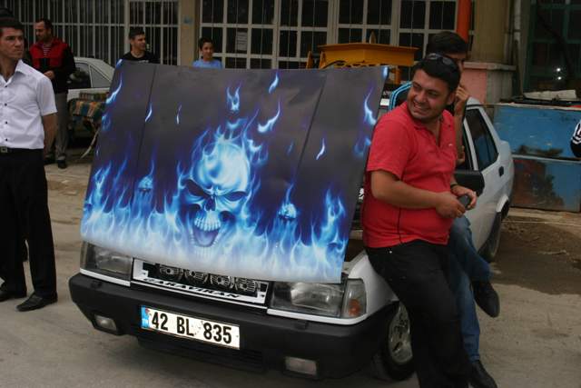Araba tutkunlarından drift şov 5