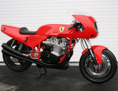 Dünyanın tek Ferrari motosikleti 1