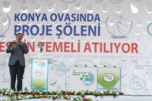 15 tesisin temelini Bakan Eroğlu attı