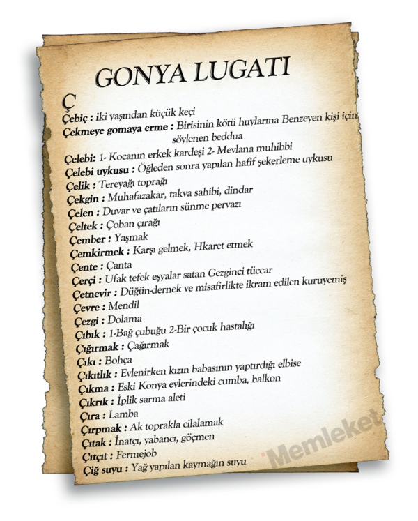 Gonya'nın lugatı 14
