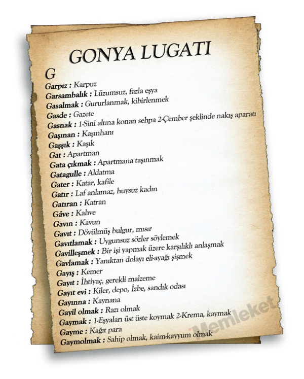 Gonya'nın lugatı 26