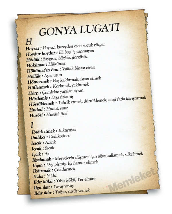 Gonya'nın lugatı 35