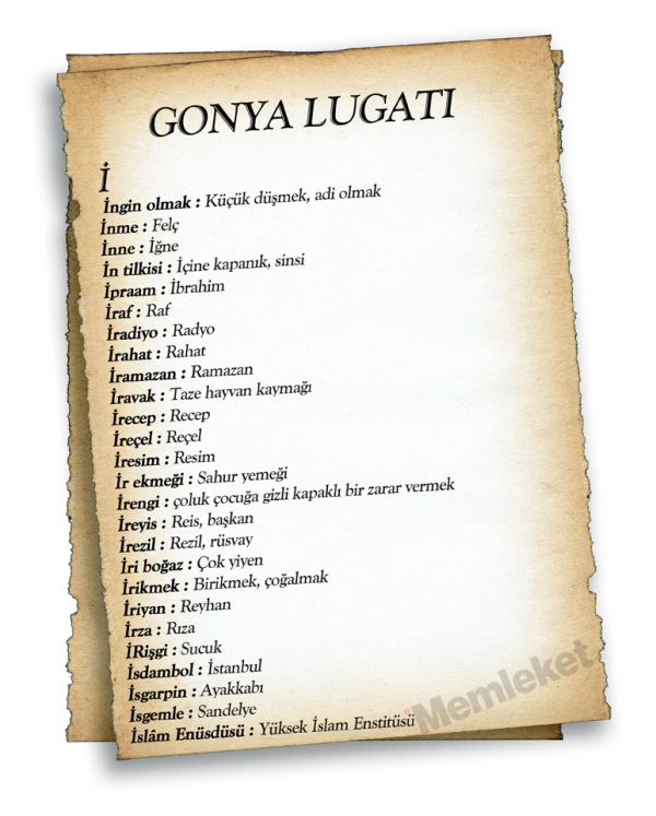 Gonya'nın lugatı 38