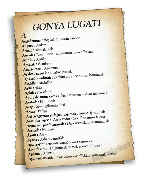 Gonya'nın lugatı 4