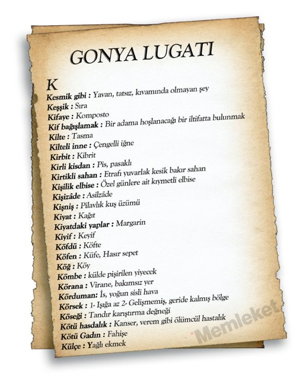 Gonya'nın lugatı 40