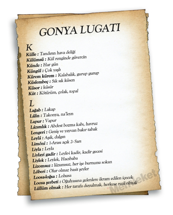 Gonya'nın lugatı 41