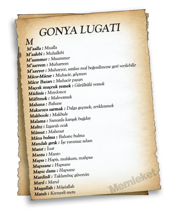 Gonya'nın lugatı 42