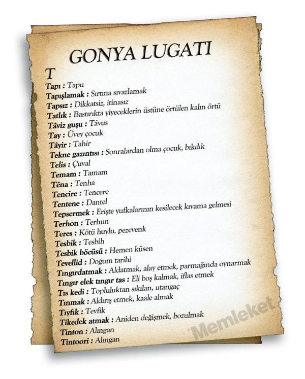 Gonya'nın lugatı 55