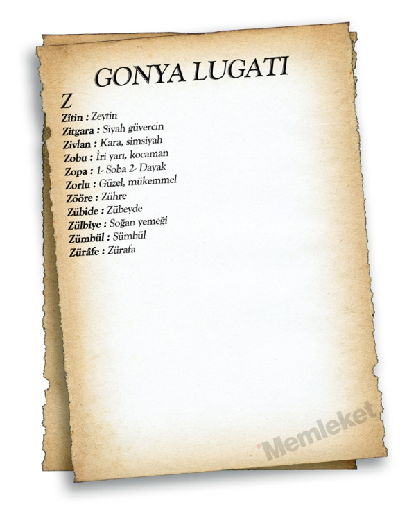 Gonya'nın lugatı 64