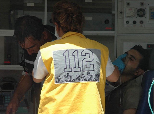 Bürotimeda yangın 16