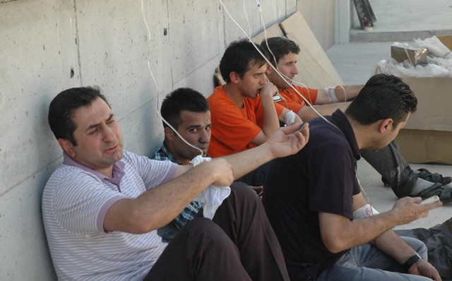 Bürotimeda yangın 17