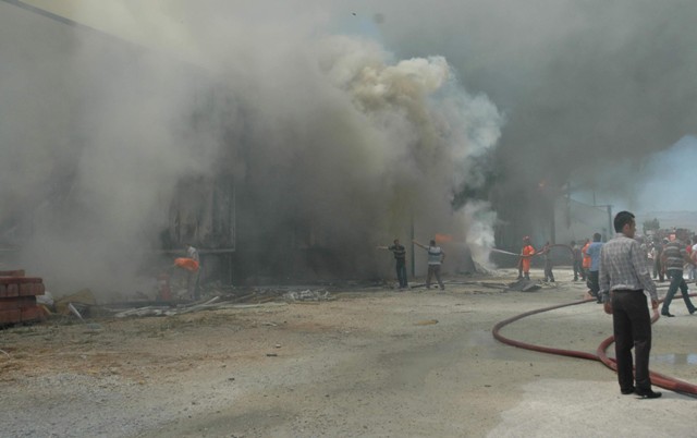 Bürotimeda yangın 2