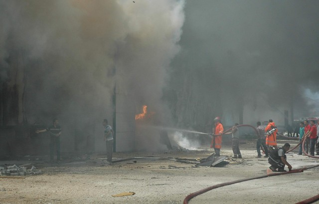 Bürotimeda yangın 3