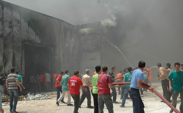 Bürotimeda yangın 9