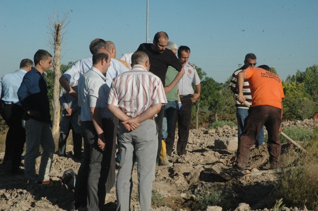 Hobi bahçesinde insana ait kafatası 2