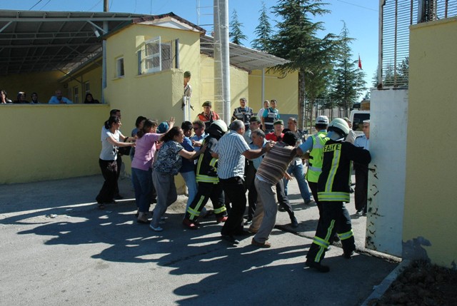 Karaman Cezaevinde yangın