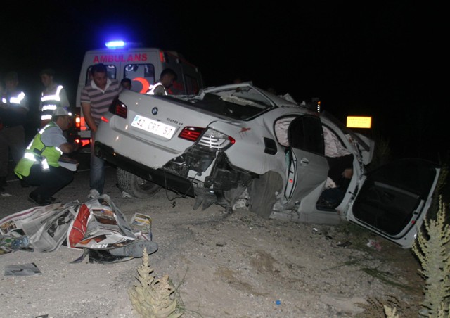 Konyada feci kaza  1