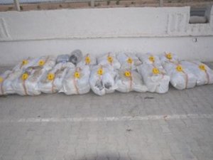 900 kilogram esrarı böyle saklamışlar