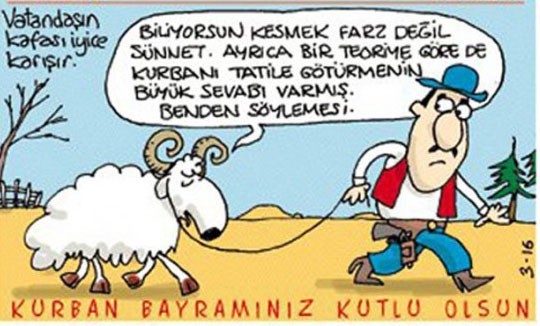 Kurbanlık karikatürler  17