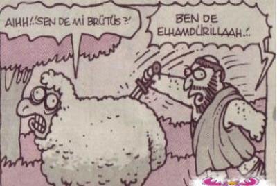 Kurbanlık karikatürler