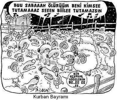 Kurbanlık karikatürler